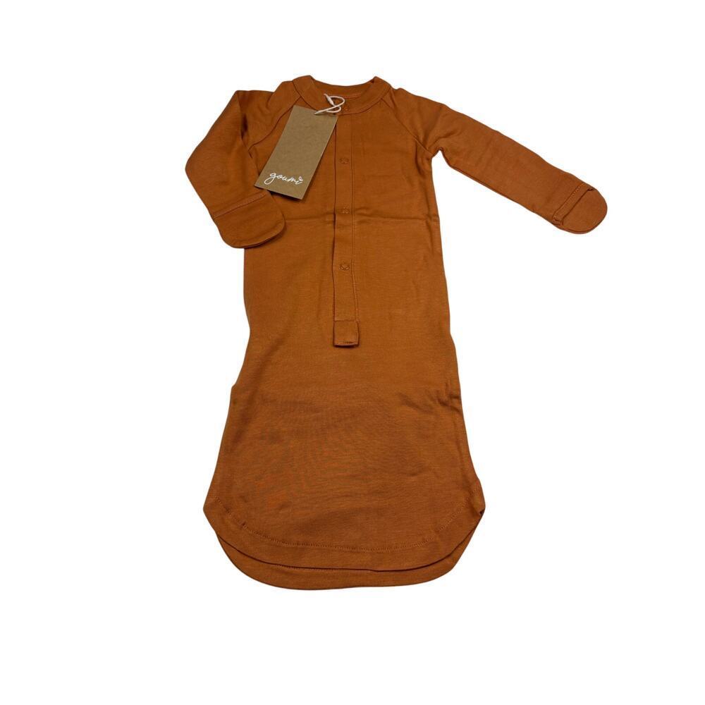 Goumi Kids 24 Hour Convertible sleeper Baby Gown 0-3 months NWT Sienna - Picture 2 of 3